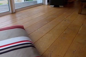 Parquet antique et rustique en chêne français